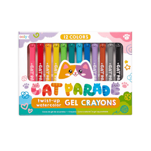Cat Parade Watercolor Gel Crayons - Set of 12 - My Little Thieves