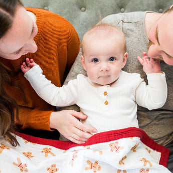Christmas Quilt / Gingerbread Blanket (DOUBLE SIDED) - My Little Thieves