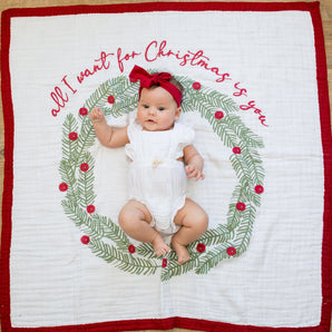Christmas Quilt / Gingerbread Blanket (DOUBLE SIDED) - My Little Thieves