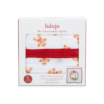 Christmas Quilt / Gingerbread Blanket (DOUBLE SIDED) - My Little Thieves