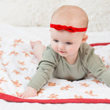 Christmas Quilt / Gingerbread Blanket (DOUBLE SIDED) - My Little Thieves