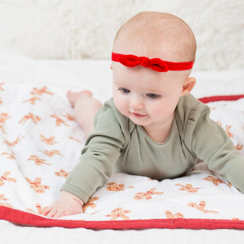 Christmas Quilt / Gingerbread Blanket (DOUBLE SIDED) - My Little Thieves