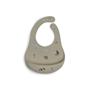 Citron Silicone Bib with Fun and Playful Designs for Babies and Toddlers