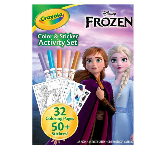 Color & Sticker Activity Set, Frozen (foldalope) - My Little Thieves