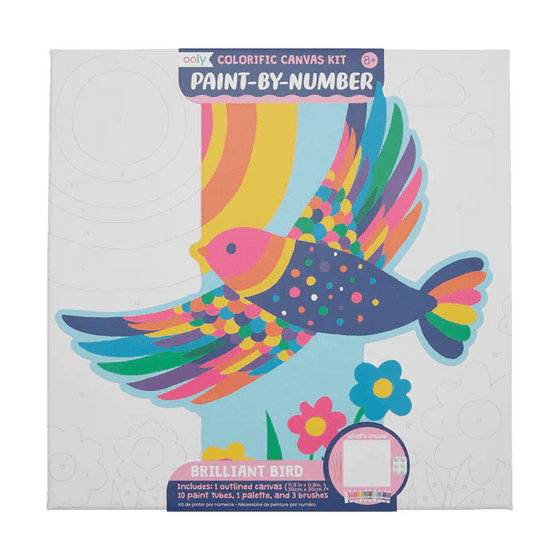 Colorific Canvas Paint By Number - Brilliant Bird - My Little Thieves