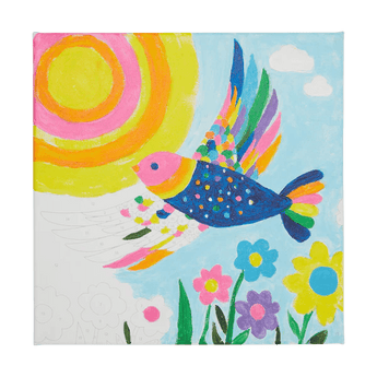 Colorific Canvas Paint By Number - Brilliant Bird - My Little Thieves