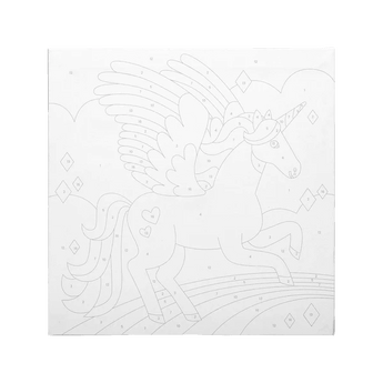 Colorific Canvas Paint by Number Kit - Magical Unicorn - My Little Thieves