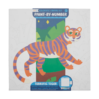 Colorific Canvas Paint By Number - Terrific Tiger - My Little Thieves