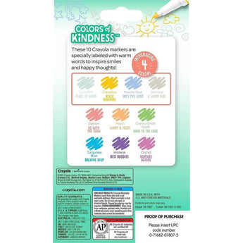 Colors of Kindness, Fine Line Markers, 10 Count - My Little Thieves