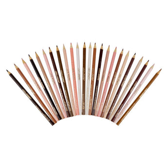 Colors of the World Skin Tone Colored Pencils, 24 Count - My Little Thieves