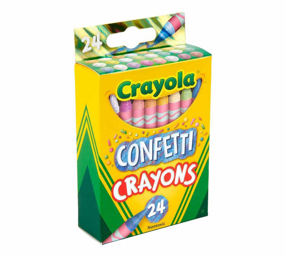Confetti Crayons, 24 Count - My Little Thieves