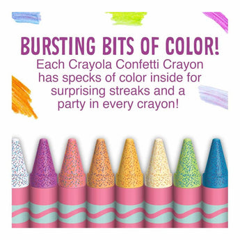 Confetti Crayons, 24 Count - My Little Thieves