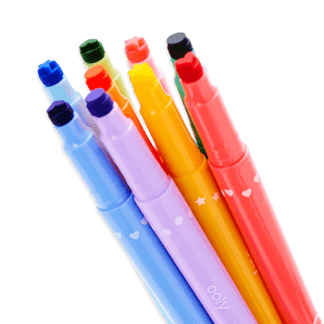 Confetti Stamp Double Ended Markers - Set of 9 - My Little Thieves