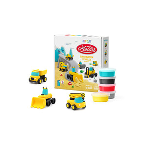 Hey Clay - CONSTRUCTION VEHICLES Air-Dry Clay Set for Kids