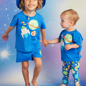 Boys See You In Space T Shirt+Shorts Set
