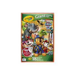 Crayola - Giant Colouring Book - Paw Patrol Jungle Pups - My Little Thieves