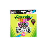 Crayola Neon Washable Markers, Broad Line, 10 Count - My Little Thieves