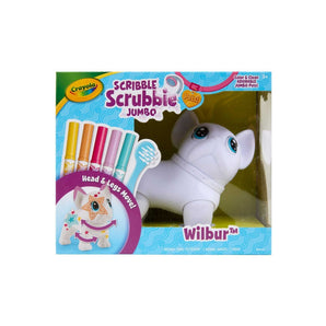 Crayola Scribble Scrubbie Jumbo Pet – Big Wilbur the French Bulldog, W - My Little Thieves