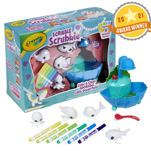 Crayola Scribble Scrubbie Pets Blue Lagoon Playset, Pet Toys For Girls - My Little Thieves