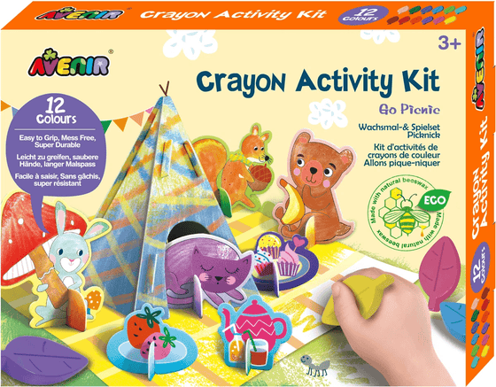 Crayon Activity Kit - Go Picnic - My Little Thieves