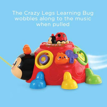 Crazy Legs Learning Bugs™ interactive pull toy! - My Little Thieves