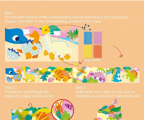 Create My First Story Book - Dinosaurs - My Little Thieves