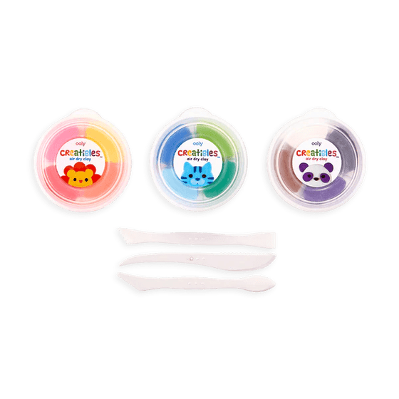 Creatibles DIY Air Dry Clay Kit - 15 PC Set - My Little Thieves