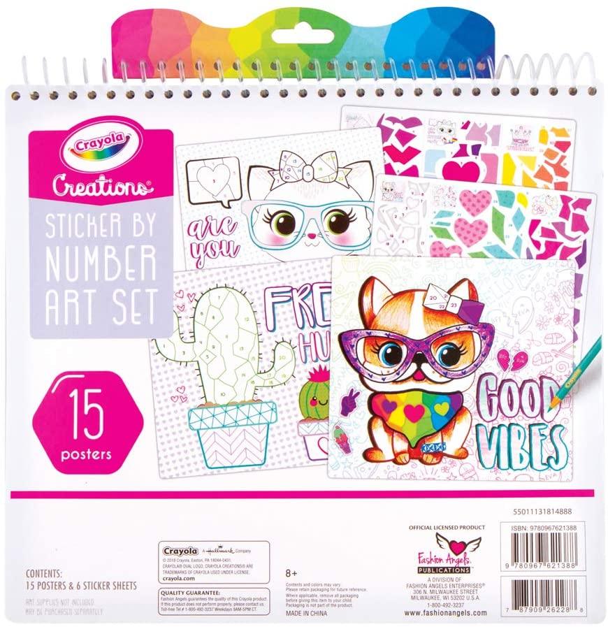  Creations Sticker by Number Art Set - My Little Thieves