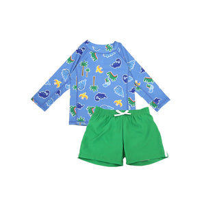 Rashguard Swim Top & Swim Short Set For Kids