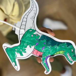 Inflatable Coloring  Dinos
