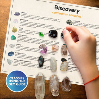Discovery Classic Gemstone Panning Kit | 24 Treasures Stem Mining Toy - My Little Thieves