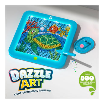 Discovery Dazzle Art Light Up Diamond Painting Kit | 800+ Gems Stem Craft - My Little Thieves