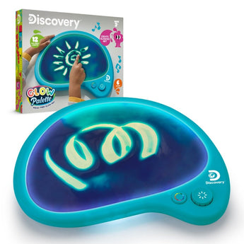 Discovery Mess Free Glow Palette | Squishy Gel Art With 12 Colours & Songs - My Little Thieves