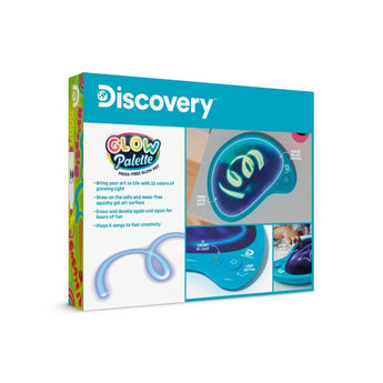 Discovery Mess Free Glow Palette | Squishy Gel Art With 12 Colours & Songs - My Little Thieves