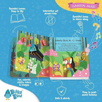 Ditty Bird Classical Music ” Children's Book For Kids | Books - My Little Thieves