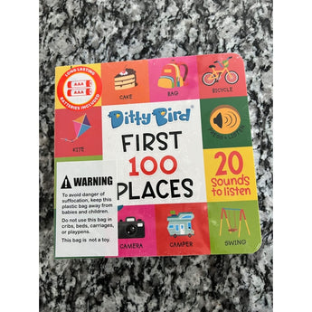 Ditty Bird First 100 Places ” Children's Book For Kids | Books - My Little Thieves