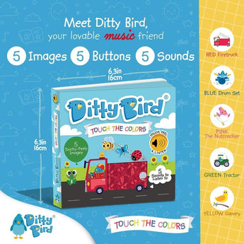 Ditty Bird Touch Of Colors ” Creative Activity Book For Kids | Books - My Little Thieves