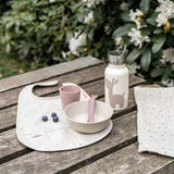 Done By Deer Bib With Velcro 2 Pack | Lalee Design Sandy Beige - My Little Thieves