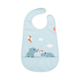 Done By Deer Bib With Velcro Playground | Blue Mealtime Bib - My Little Thieves