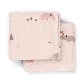 Done By Deer Burp Cloth 2 Pack Playground | Baby Essential - My Little Thieves