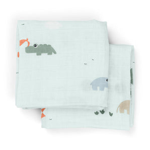 Done By Deer Burp Cloth 2 Pack Playground | Baby Essential - My Little Thieves