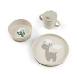Done By Deer Foodie Dinner Set | Wally Whale Plate, Bowl & Cup Set - My Little Thieves
