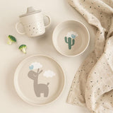 Done By Deer Foodie Dinner Set | Wally Whale Plate, Bowl & Cup Set - My Little Thieves