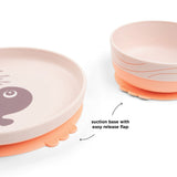 Done By Deer Foodie Dinner Set | Wally Whale Plate, Bowl & Cup Set - My Little Thieves