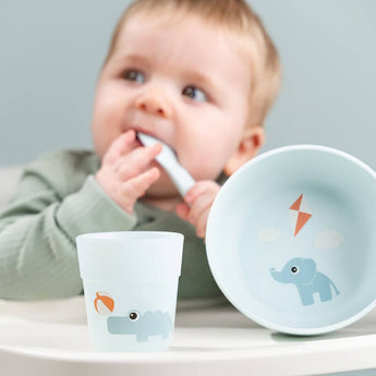 Done By Deer Foodie First Meal Set | Elphee Bowl, Cup & Spoon For Babies - My Little Thieves