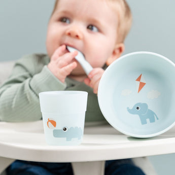 Done By Deer Foodie First Meal Set | Elphee Bowl, Cup & Spoon For Babies - My Little Thieves