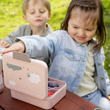 Done By Deer Lunch Box With Divider Tiny Farm | Kids Bento Style Container - My Little Thieves