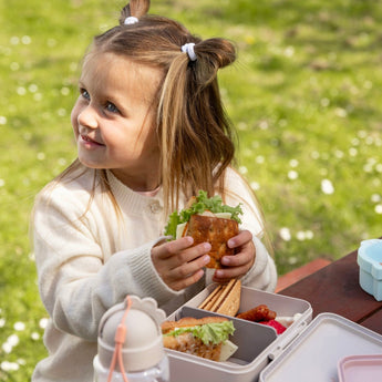 Done By Deer Lunch Box With Divider Tiny Farm | Kids Bento Style Container - My Little Thieves