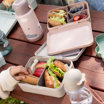 Done By Deer Lunch Box With Divider Tiny Farm | Kids Bento Style Container - My Little Thieves