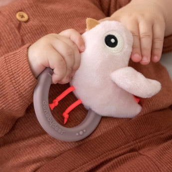 Done By Deer Sensory Rattle With Teether | Birdee Baby Developmental Toy - My Little Thieves
